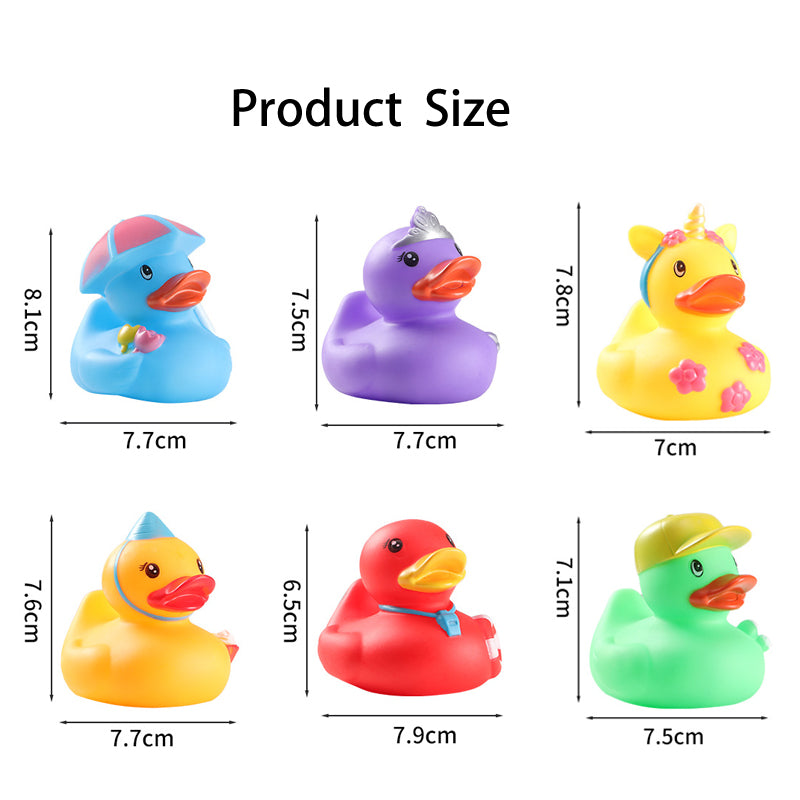 Baby Bath Colorful Rubber Duck Toys