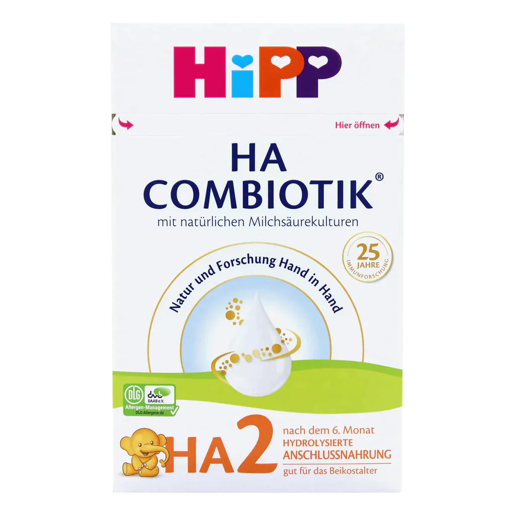 HiPP HA Stage 2 - Hypoallergenic German Combiotic Infant Milk Formula (6-12 months) 21.16 oz