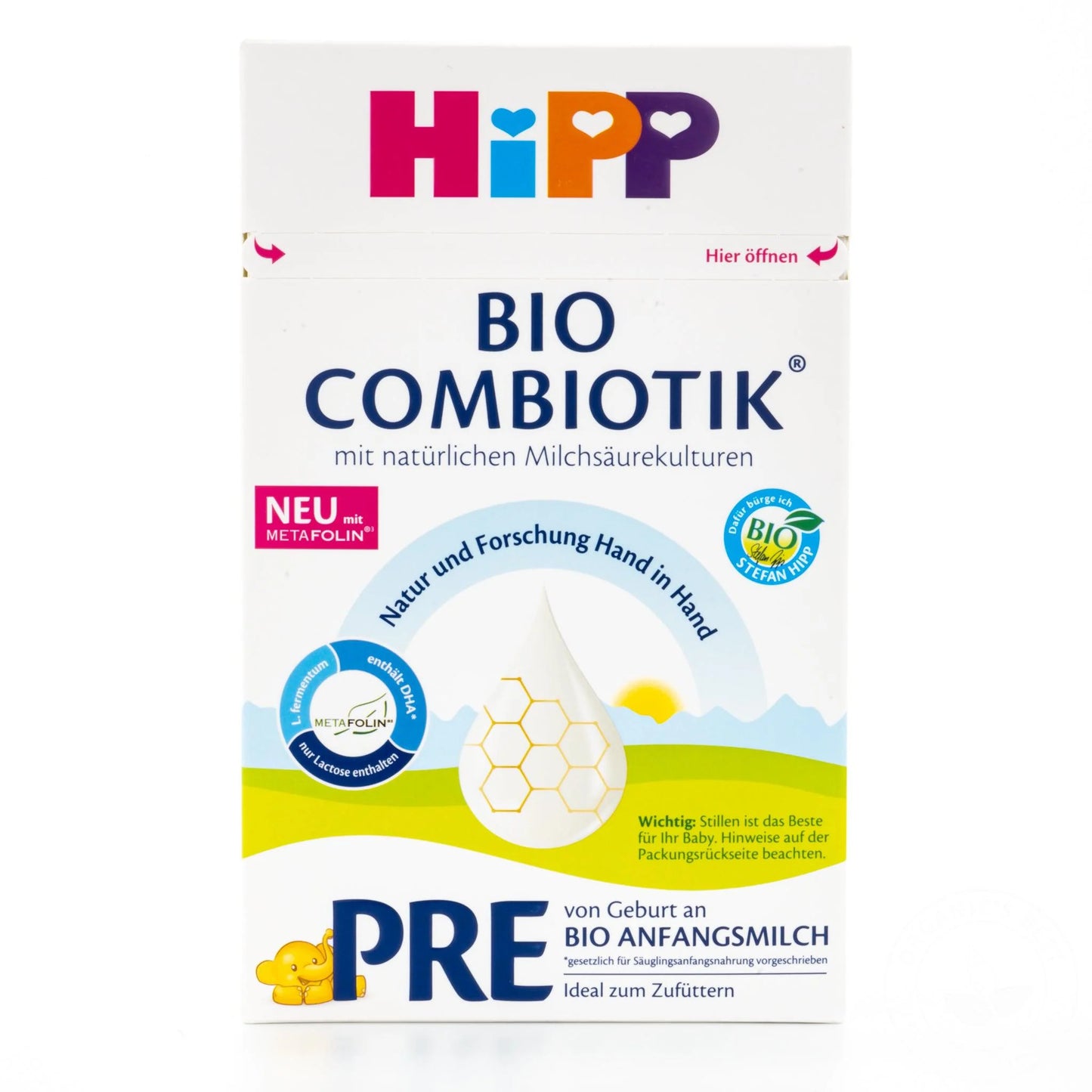HiPP Stage PRE - German Combiotic Infant Milk Formula (0-6 months) 21.16 oz